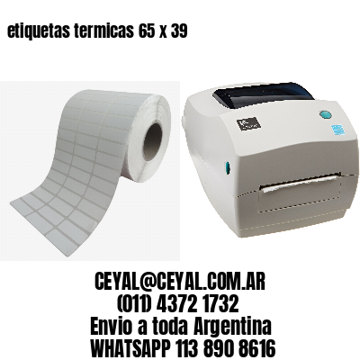 etiquetas termicas 65 x 39