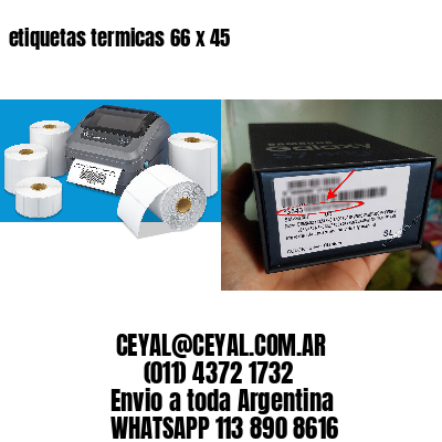 etiquetas termicas 66 x 45