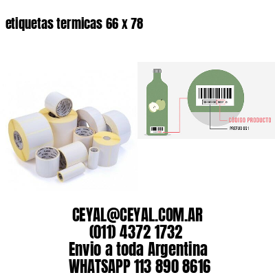 etiquetas termicas 66 x 78