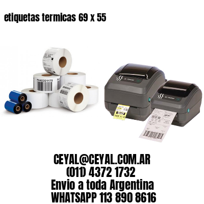 etiquetas termicas 69 x 55
