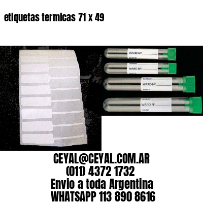 etiquetas termicas 71 x 49