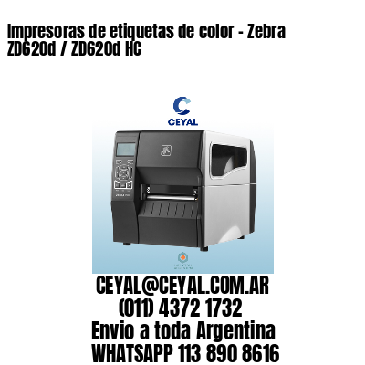 Impresoras de etiquetas de color – Zebra ZD620d / ZD620d‑HC