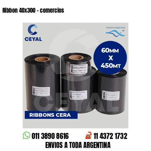 Ribbon 40×300 – comercios