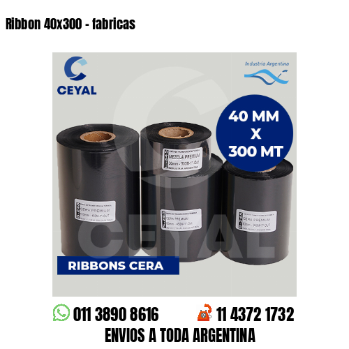 Ribbon 40×300 – fabricas