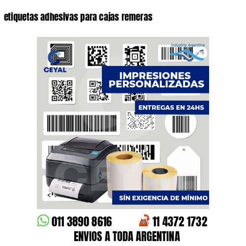 etiquetas adhesivas para cajas remeras