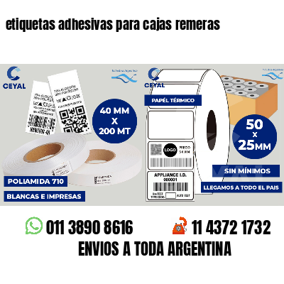 etiquetas adhesivas para cajas remeras