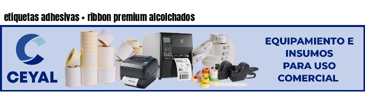 etiquetas adhesivas   ribbon premium alcolchados