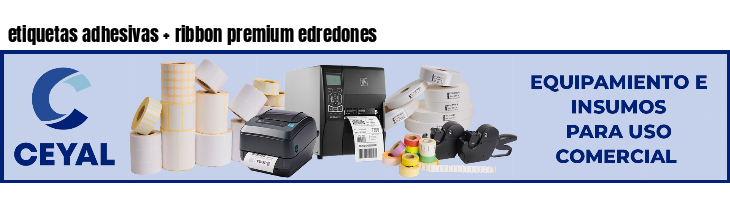 etiquetas adhesivas   ribbon premium edredones