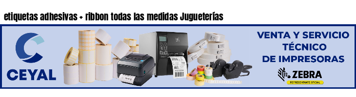 etiquetas adhesivas   ribbon todas las medidas Jugueterías