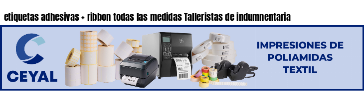 etiquetas adhesivas   ribbon todas las medidas Talleristas de indumnentaria