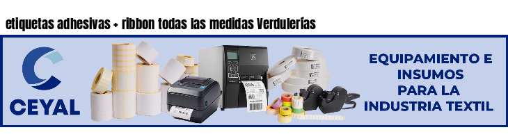 etiquetas adhesivas   ribbon todas las medidas Verdulerías