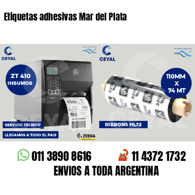 Etiquetas adhesivas Mar del Plata