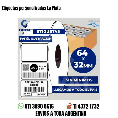 Etiquetas personalizadas La Plata