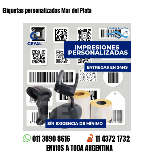 Etiquetas personalizadas Mar del Plata