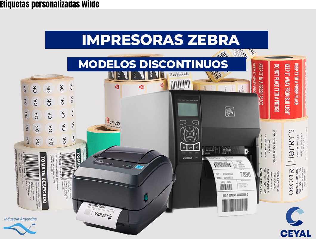 Etiquetas personalizadas Wilde