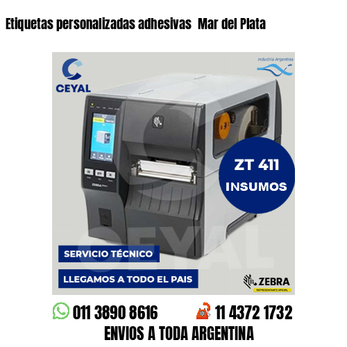 Etiquetas personalizadas adhesivas  Mar del Plata