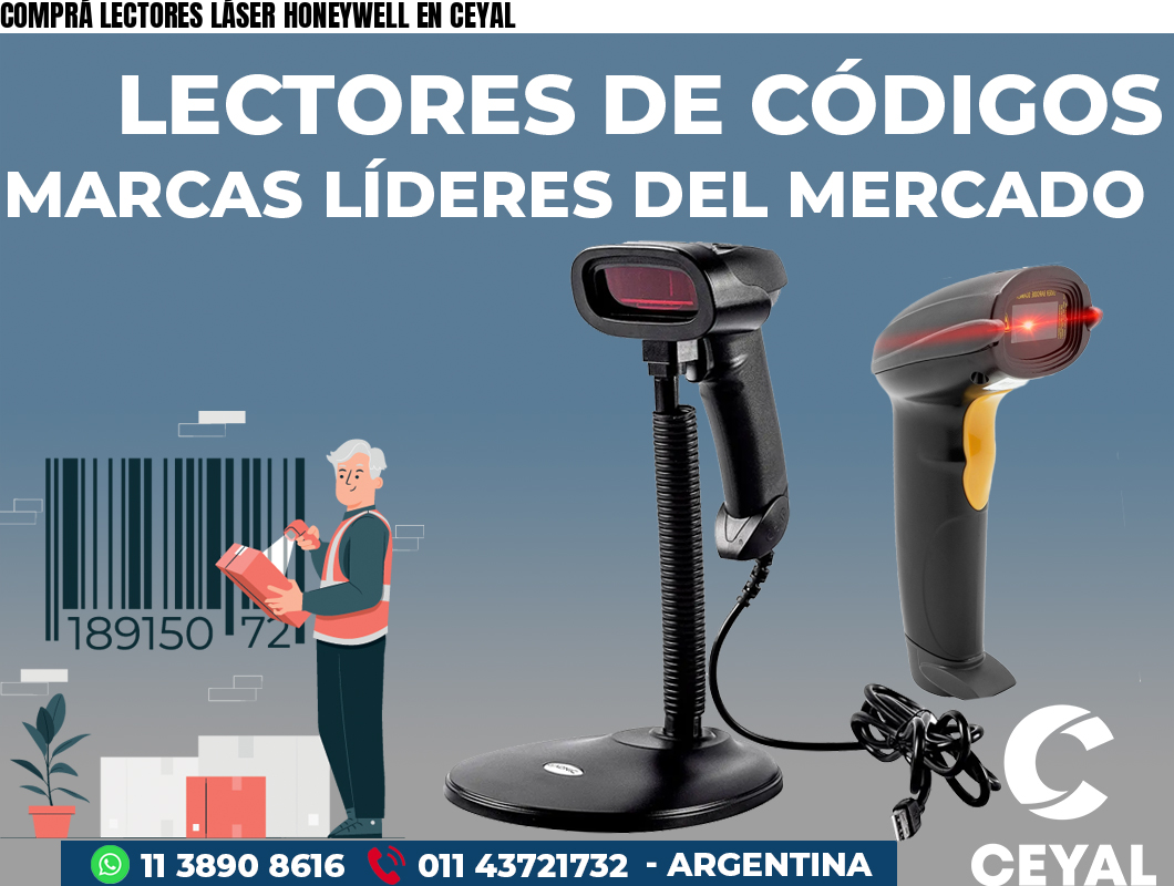 COMPRÁ LECTORES LÁSER HONEYWELL EN CEYAL