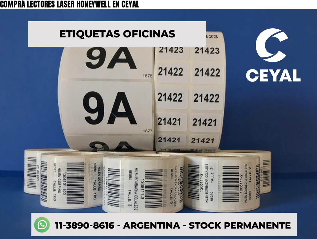 COMPRÁ LECTORES LÁSER HONEYWELL EN CEYAL