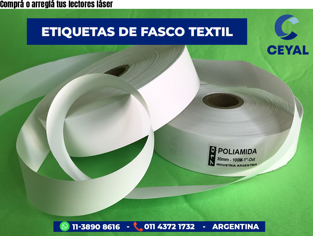 Comprá o arreglá tus lectores láser