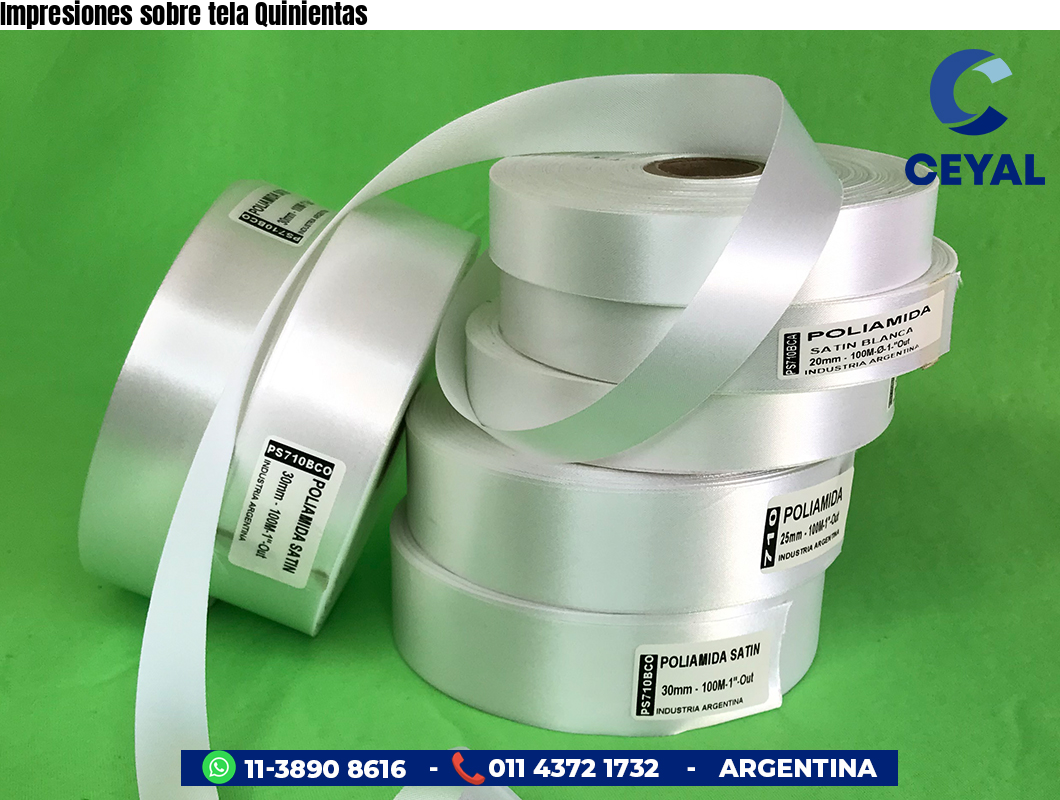 Impresiones sobre tela Quinientas