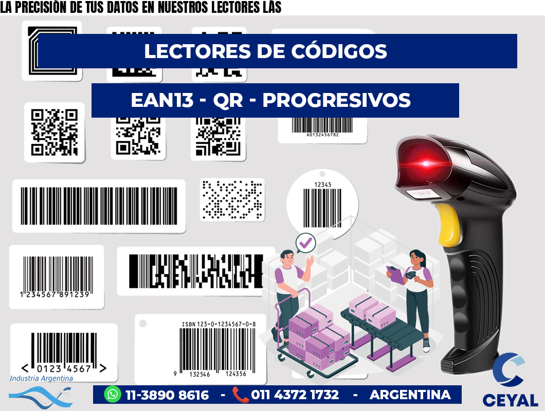 LA PRECISIÓN DE TUS DATOS EN NUESTROS LECTORES LÁS