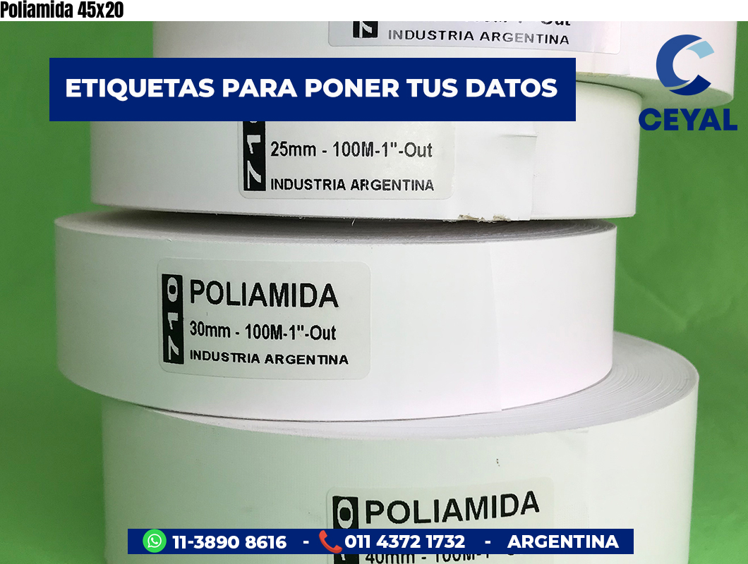 Poliamida 45×20