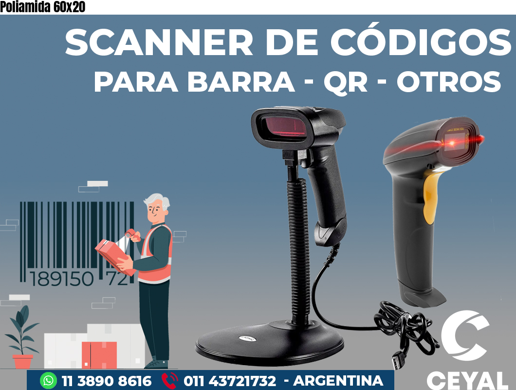 Poliamida 60x20
