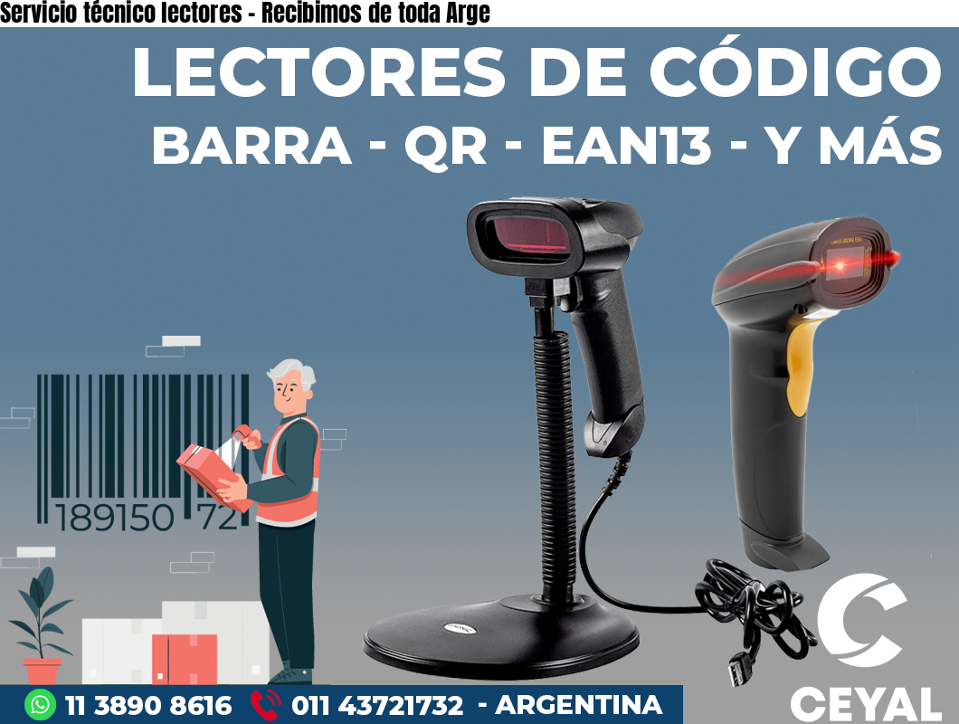 Servicio técnico lectores – Recibimos de toda Arge