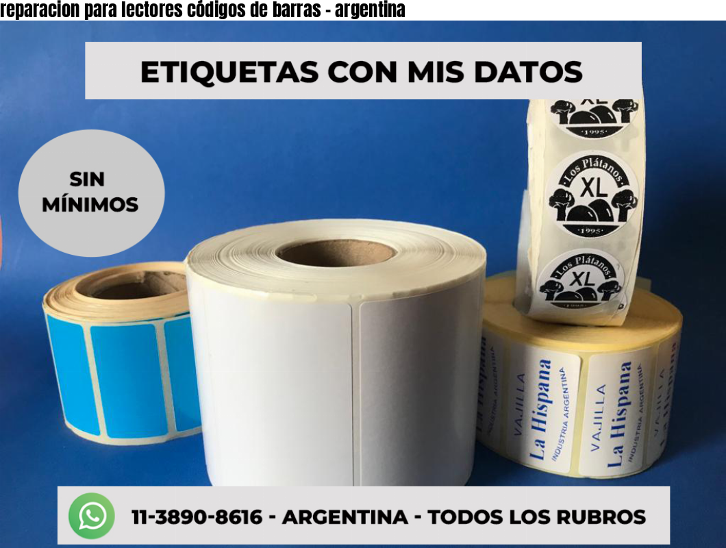 reparacion para lectores códigos de barras - argentina