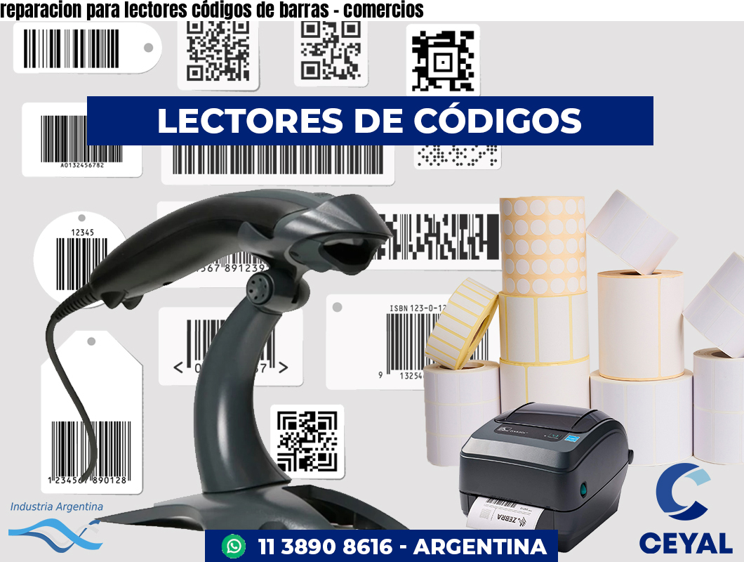 reparacion para lectores códigos de barras - comercios