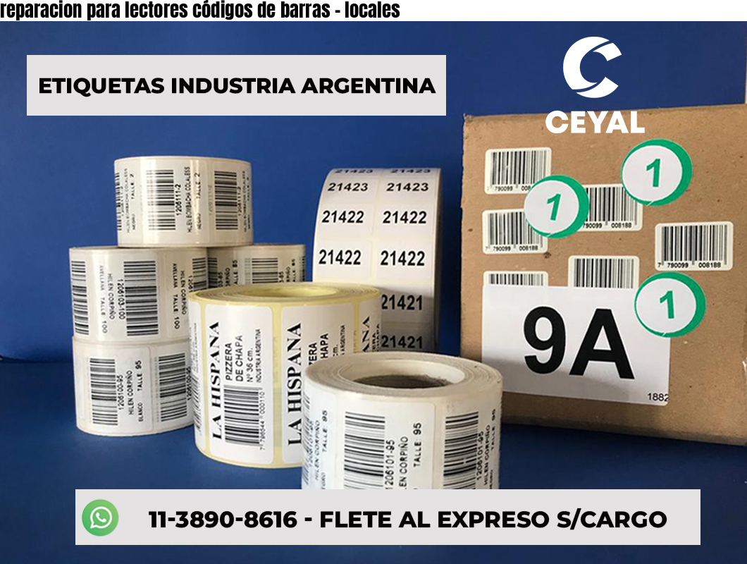 reparacion para lectores códigos de barras - locales