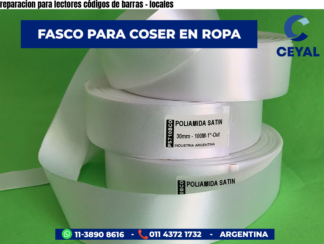 reparacion para lectores códigos de barras - locales
