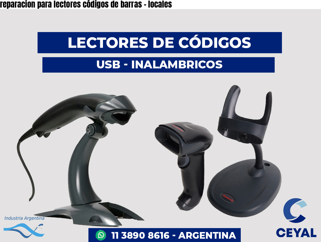 reparacion para lectores códigos de barras - locales