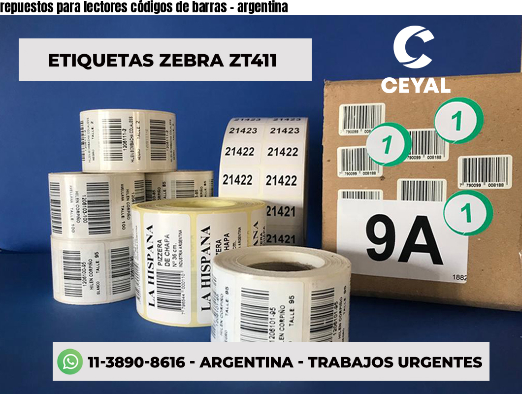 repuestos para lectores códigos de barras - argentina