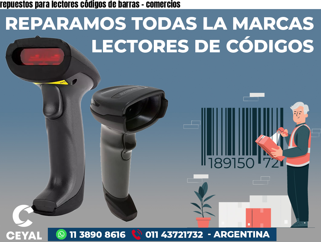 repuestos para lectores códigos de barras – comercios