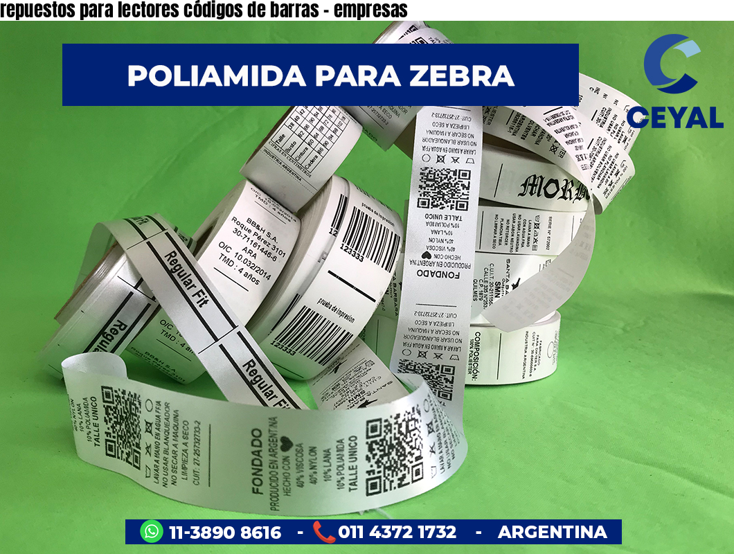 repuestos para lectores códigos de barras - empresas