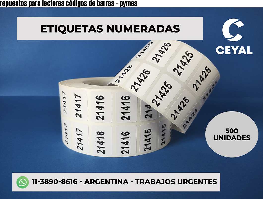 repuestos para lectores códigos de barras - pymes