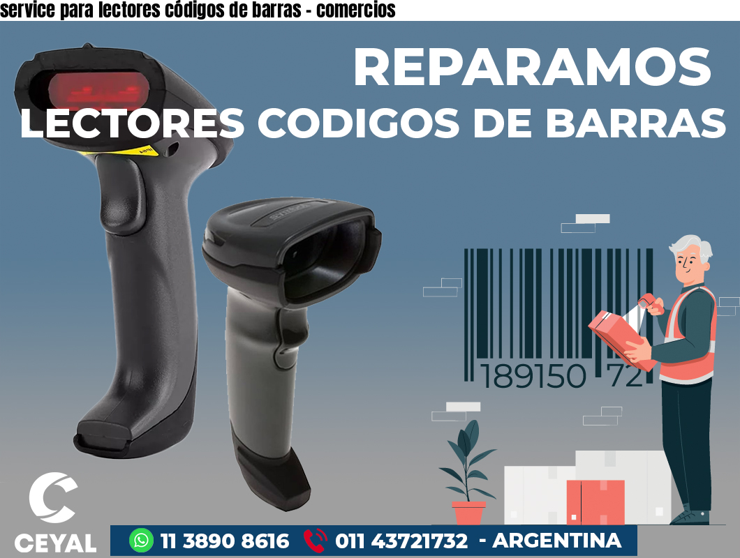 service para lectores códigos de barras – comercios