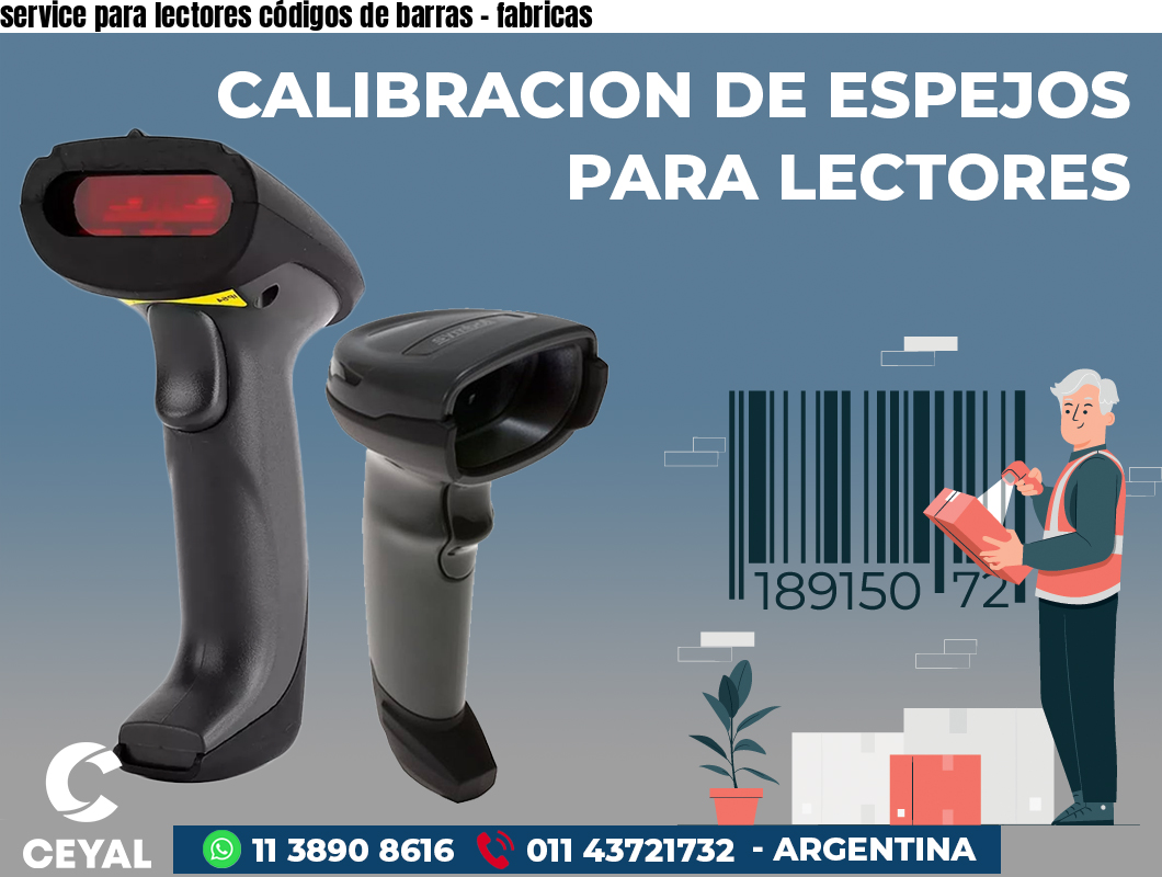 service para lectores códigos de barras – fabricas