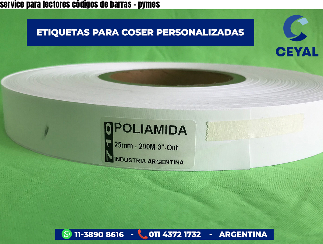 service para lectores códigos de barras - pymes