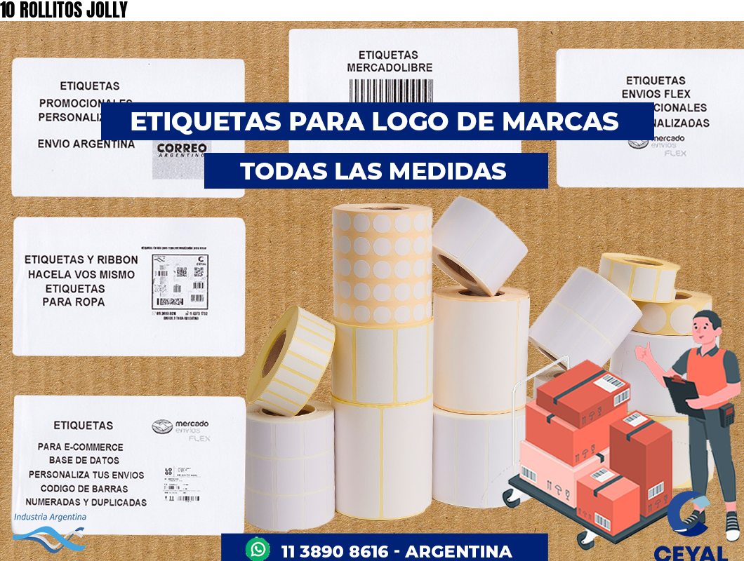 10 ROLLITOS JOLLY