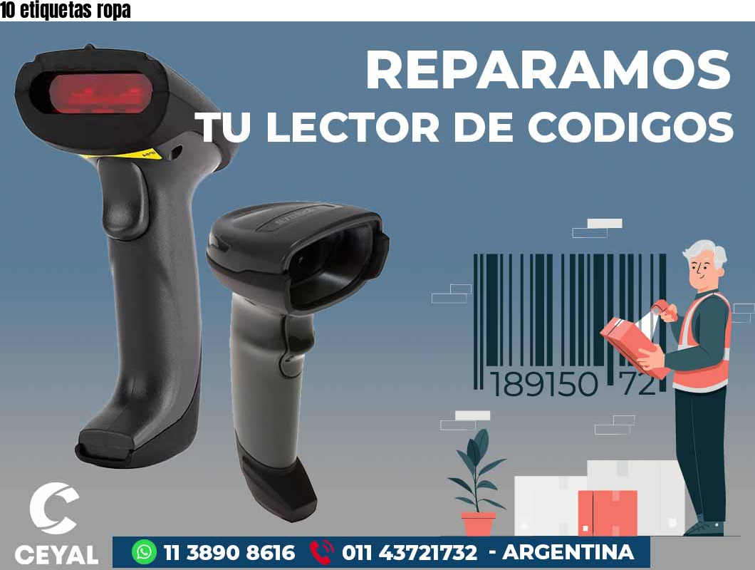 10 etiquetas ropa