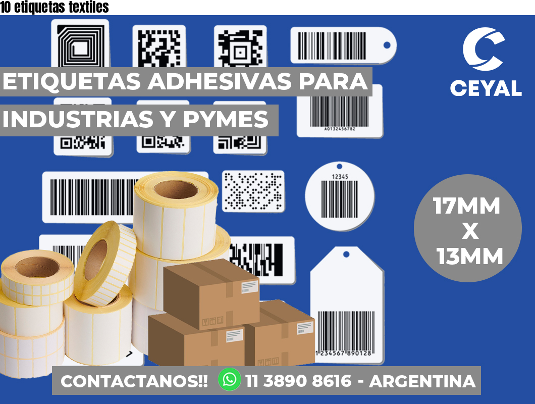 10 etiquetas textiles