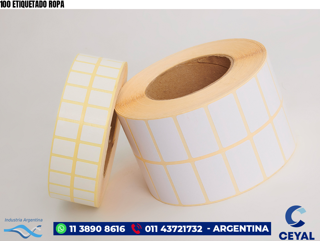 100 ETIQUETADO ROPA