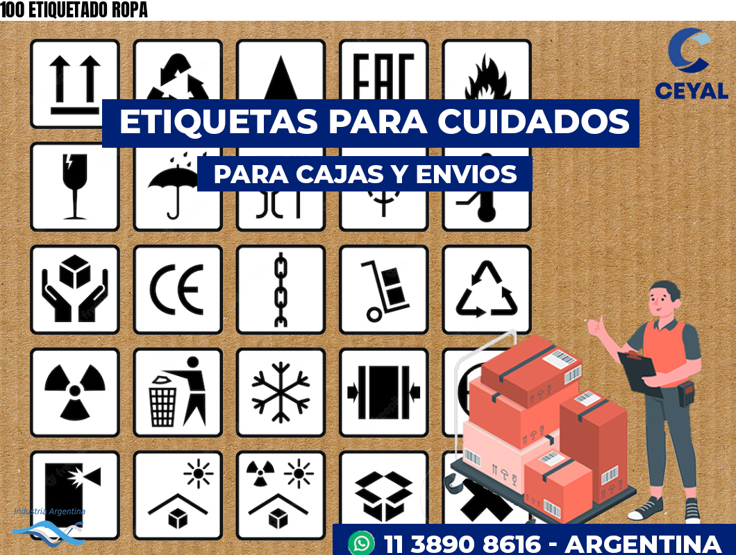 100 ETIQUETADO ROPA