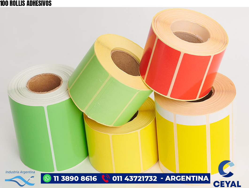 100 ROLLIS ADHESIVOS