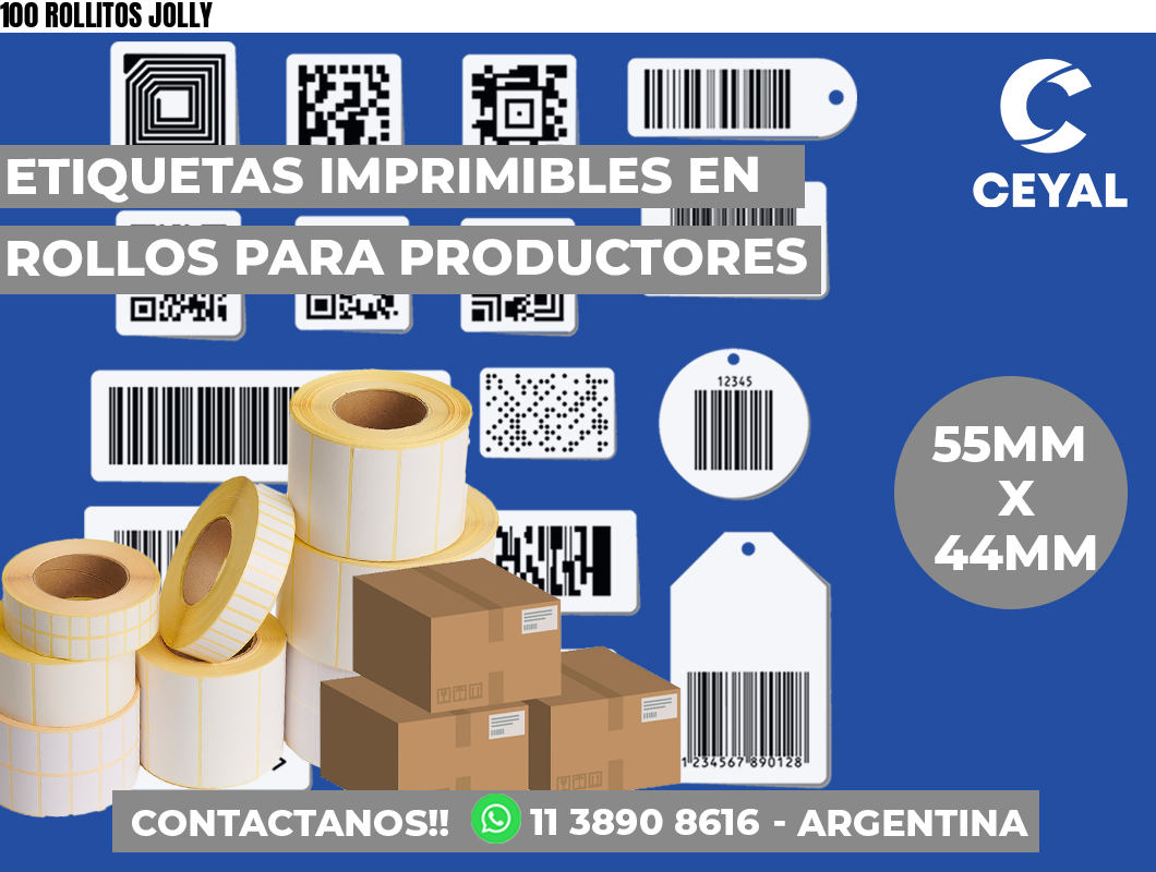 100 ROLLITOS JOLLY