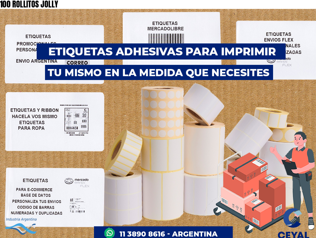 100 ROLLITOS JOLLY