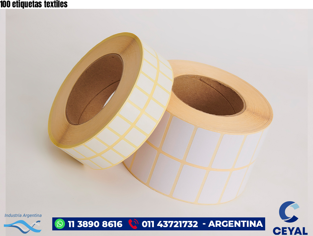 100 etiquetas textiles