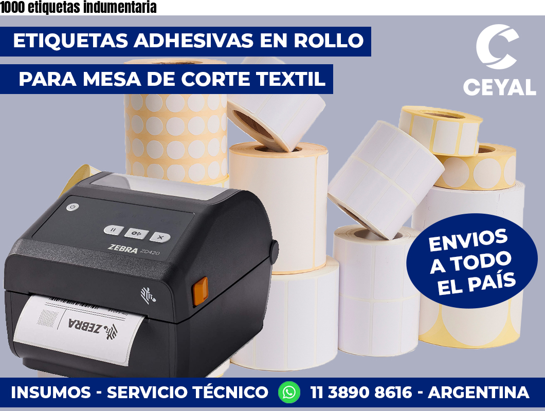 1000 etiquetas indumentaria